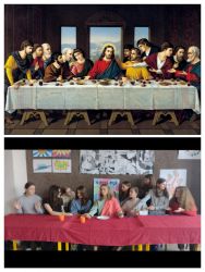 L. da Vinci, Poslední večeře +Remake.jpg