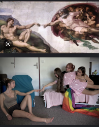 M. Buonarotti, Stvoření Adama + Remake.png