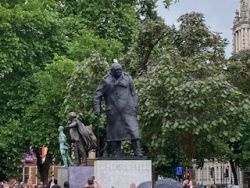 7. Winston Churchill and a pigeon.jpg